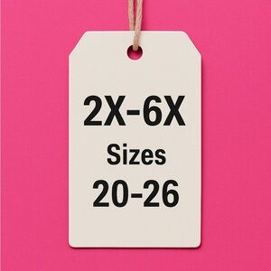 🩷 2X-6X Clothing